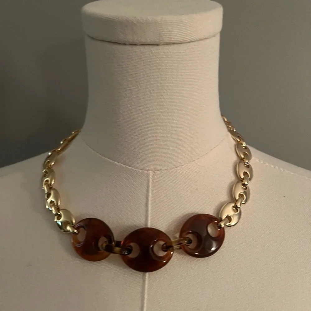 NWT Maeve Chunky Pop Tab Chain Necklace